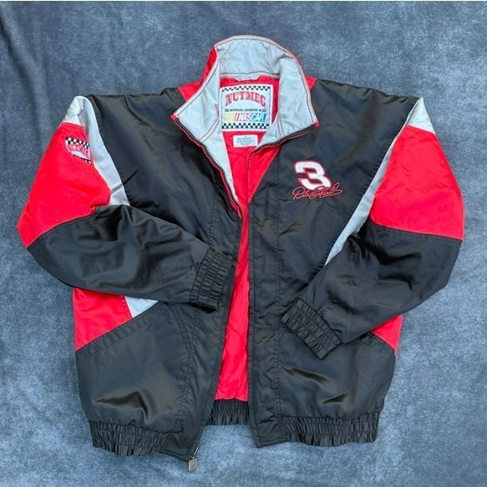 Vintage 90s Dale Earnhardt Sr 3 The Intimidator Nascar‎ Racing Jacket Size M